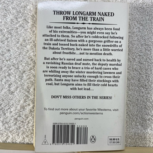 Vintage Longarm Action Western Romance Novel x3 - Picture 6 of 12